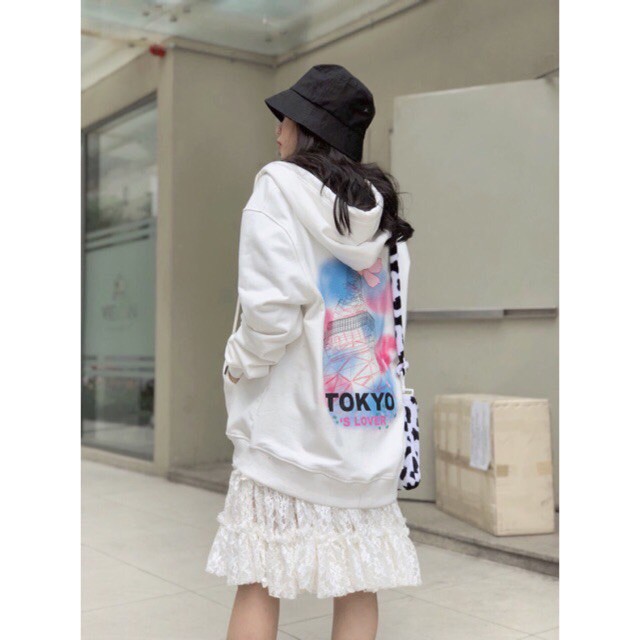 Áo Khoác Nỉ Ngoại in Tokyo - Áo Hoodie