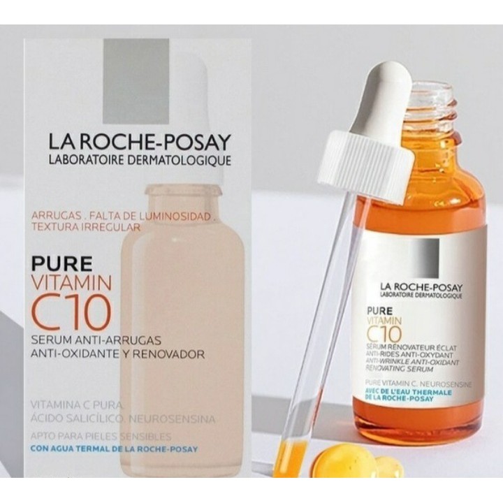 [TEM CTY] La Roche Posay Vitamin C Pure Vitamin C10 30mL - Serum Làm Sáng Da