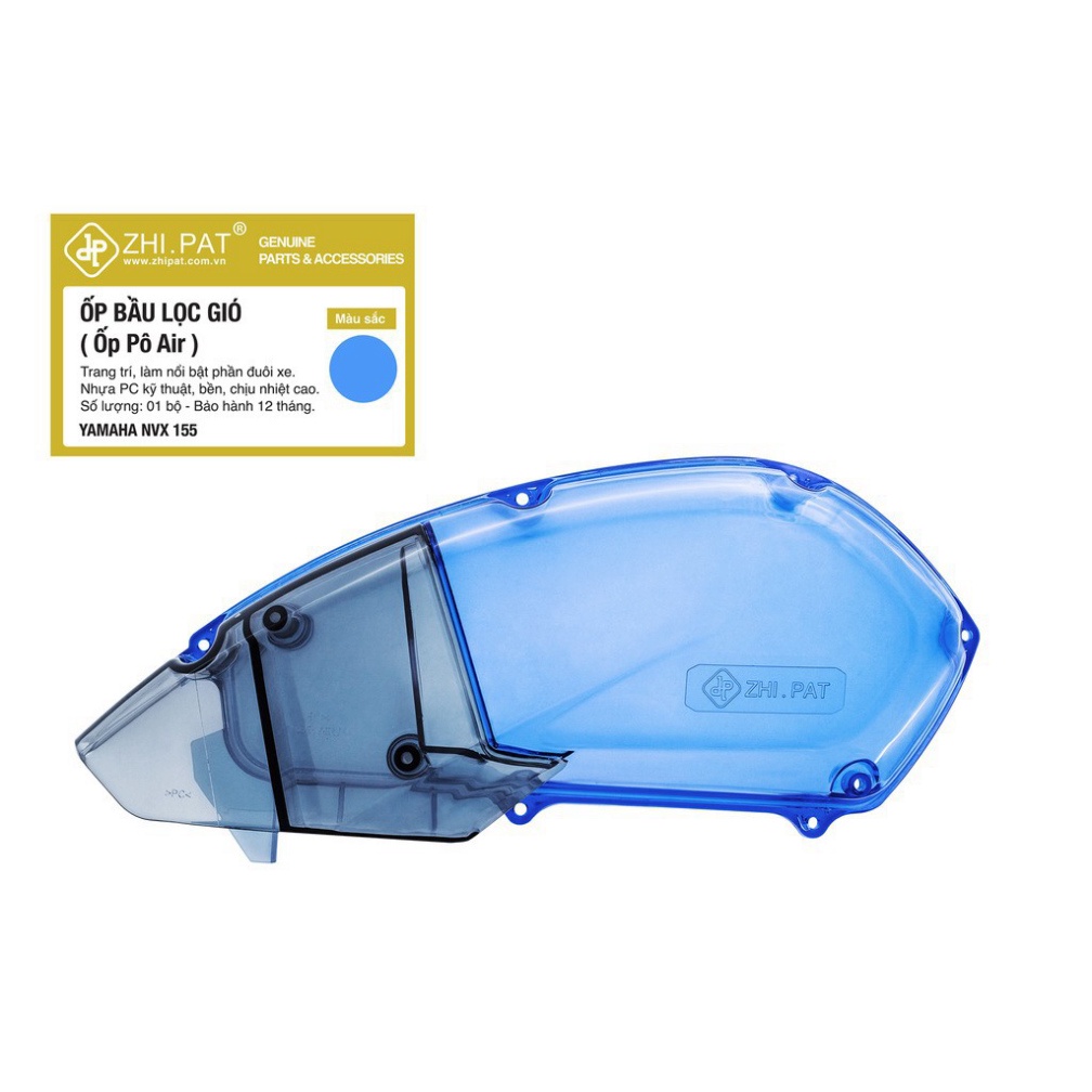 ỐP BẦU GIÓ - PÔ E TRONG SUỐT GẮN NVX 155 CHÍNH HÃNG ZHIPAT Ảnh thật Sp