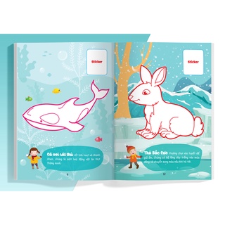 Sách Con Tô Màu Thám Hiểm Bắc Cực - MGB