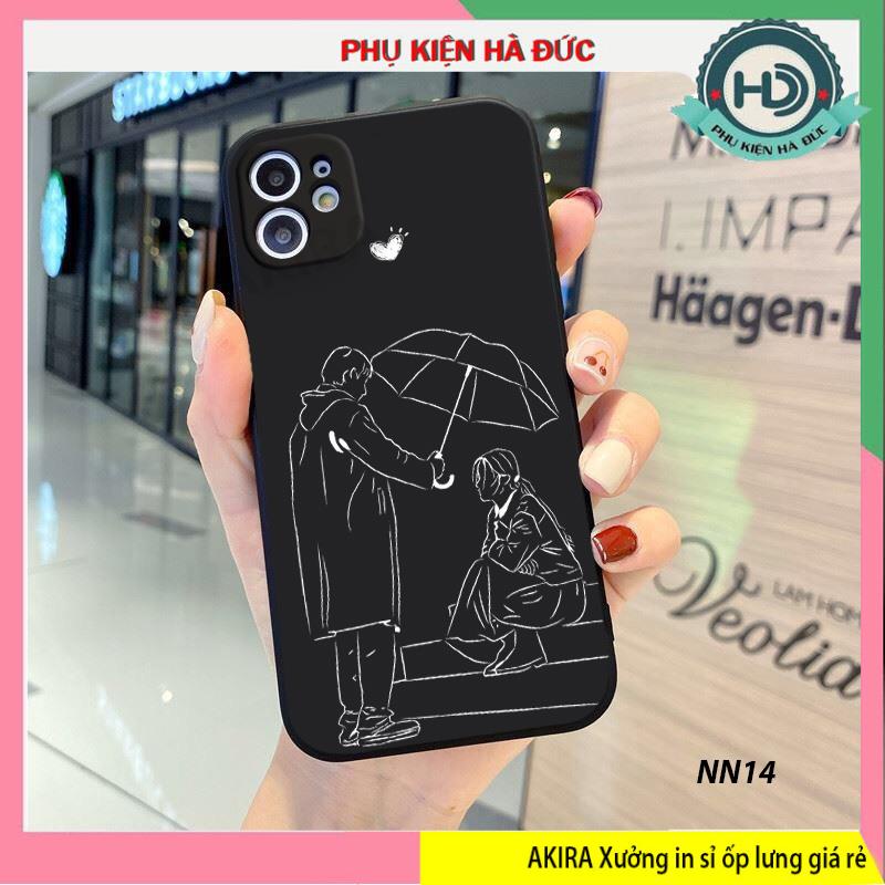 ốp lưng đt ip 14/14pro/14plus/14promax chất liệu dẻo tpu mềm cạnh vuông bảo vệ camera mã NN14 Akira case