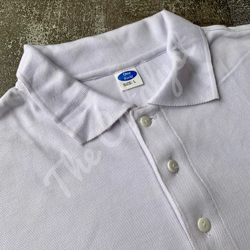 Áo Polo Trắng Basic Vải Cực đẹp