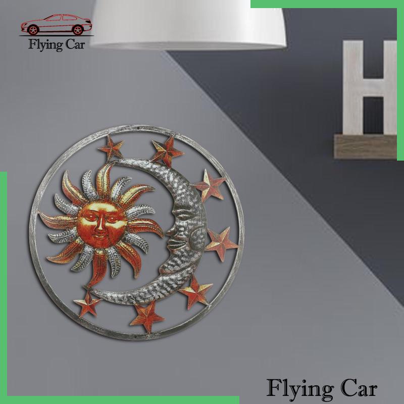 Mô Hình Mặt Trời Mặt Trăng Kim Loại 11 &quot;Lzdjfmy2 Trang Trí Nhà Cửa