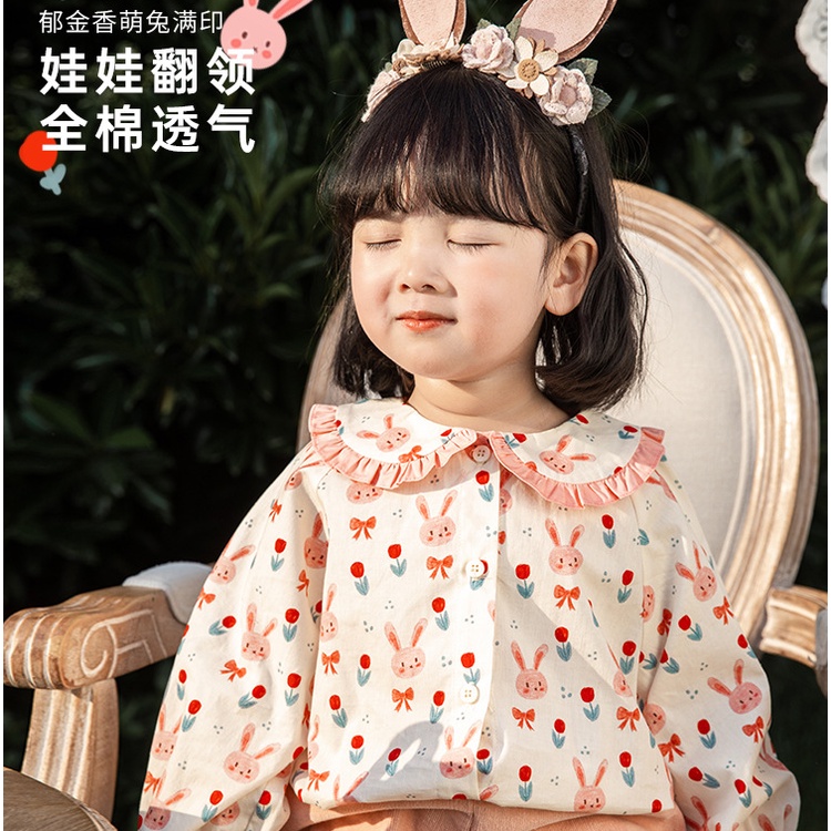 Áo Sơ Mi Trắng Tay Dài Cổ Búp Bê Phong Cách Phương Tây Thời Trang Thu Đông Cho Nữ