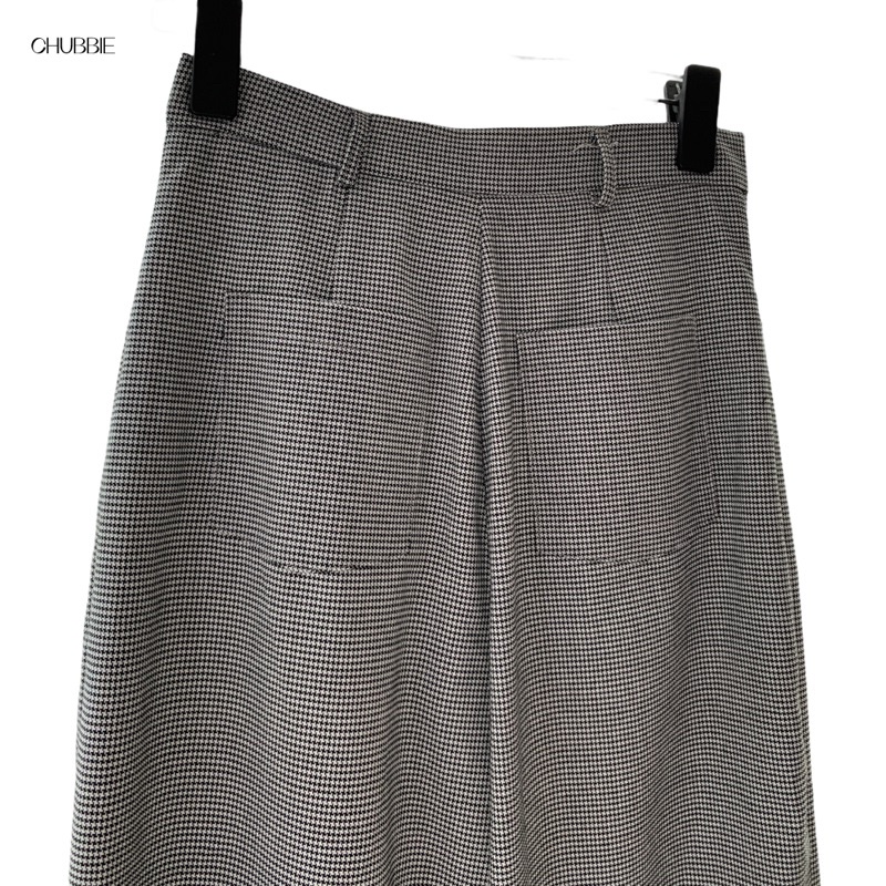 QUẦN KAKI SUÔNG VẢI KẺ NHỎ CHUBBIE - CHUBBIE CHECKED PANTS | BigBuy360 - bigbuy360.vn