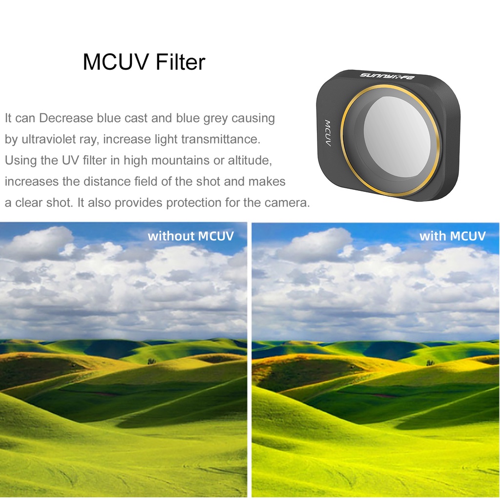 Bộ lọc ống kính máy ảnh cho DJI Mini 3 Pro MCUV CPL NDPL ND4 8 16 32 Cho DJI Mini 3 Pro