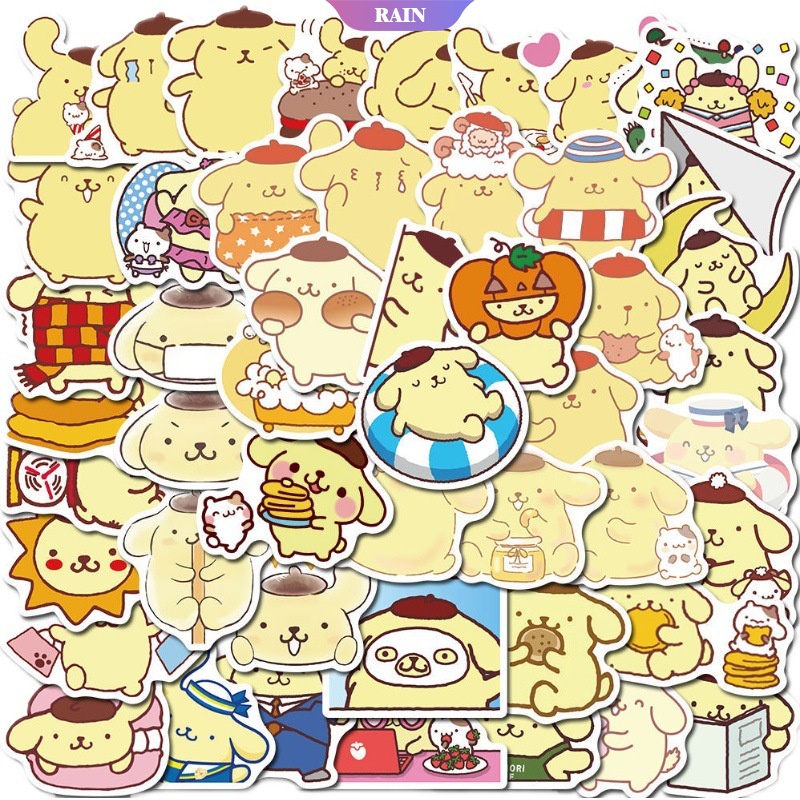 SANRIO Bộ 50 Miếng Dán Chống Thấm Nước Hình Cinnamoroll Cinnamoroll Nhỏ Nhắn Dùng Trang Trí