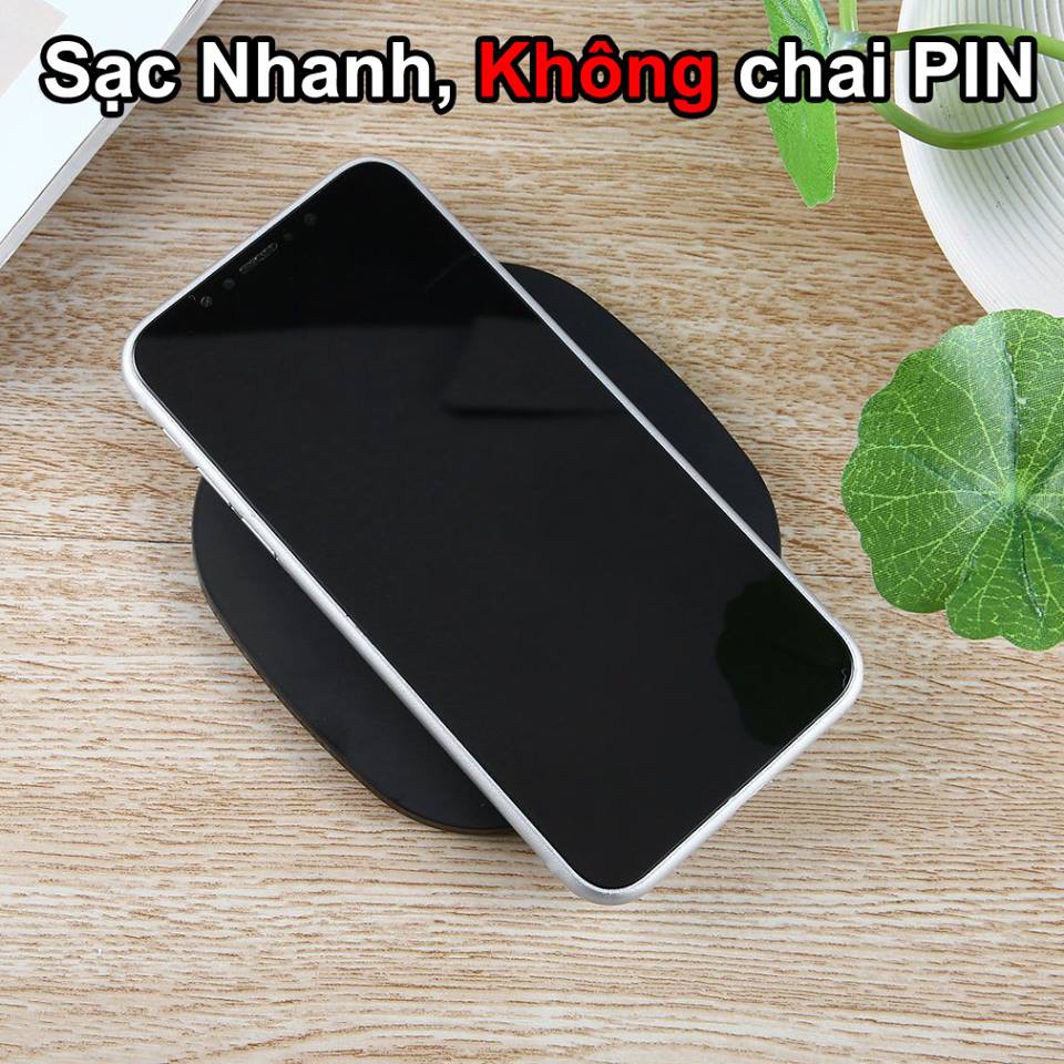 Bộ sạc ko dây chính hãng Qualcoom ( củ sạc 3.0 + đế sạc )