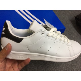 Giày stan smith gót hoa mầu đen