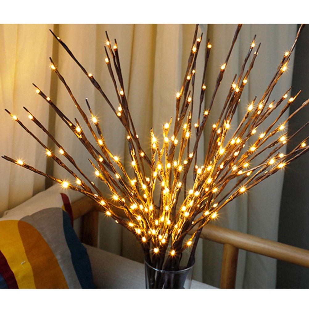 Bộ Đèn Led Trang Trí Phòng Ngủ Hình Cành Cây Phong Cách Bắc Âu