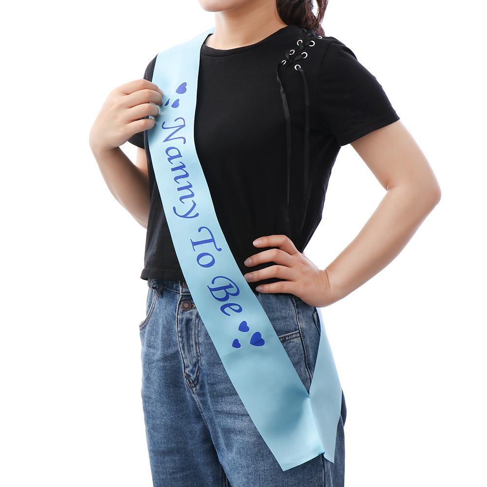 MUVAKO Băng Đeo Chéo In Chữ Mommy To Be Sash Trang Trí Tiệc Sinh Nhật Cho Bé
