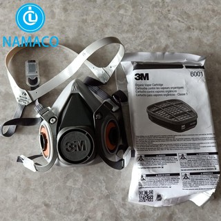 Mặt Nạ Phòng Độc 3M Chất Liệu Silicone Mềm Mại Có Phin Lọc - Bảo hộ lao động Thành Phong