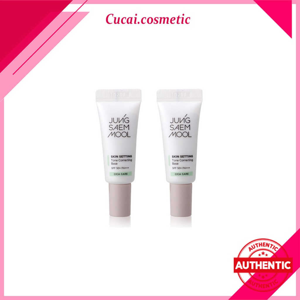 [MINI] Kem Lót JungSaemMool Skin Setting Tone Correcting Base SPF 50+ / PA+++ 5ML