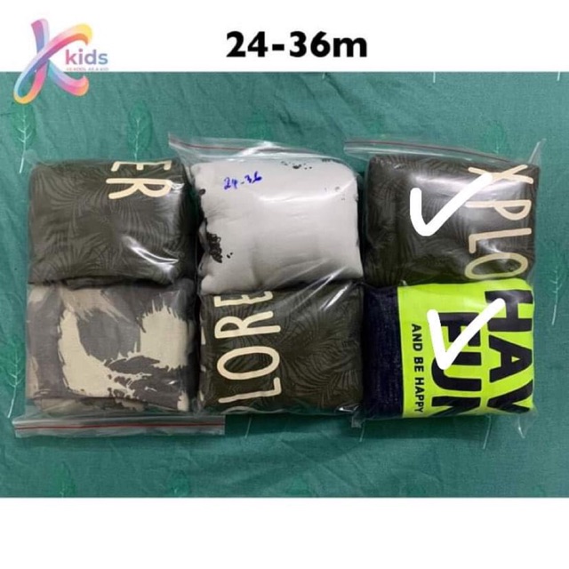 Set áo nỉ Primark cho bé