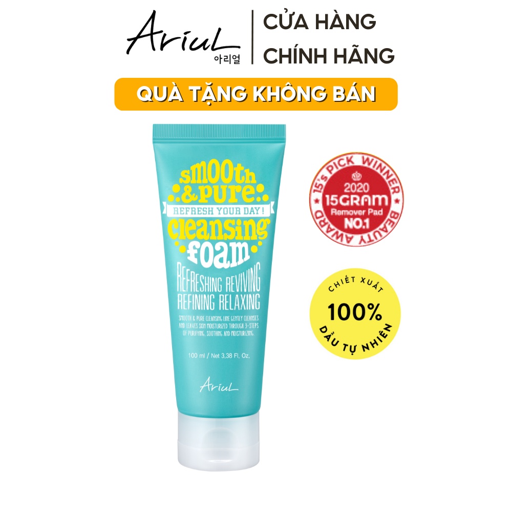 [Hàng tặng không bán] Sữa Rửa Mặt Ariul Smooth & Pure Cleansing Foam 100ml