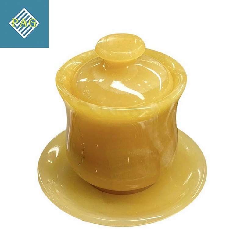 Chén Khải Ngọc Hoàng Long, Chén Uống Trà - Vật Phẩm Phong Thuỷ Trang Trí, Làm Quà Tặng