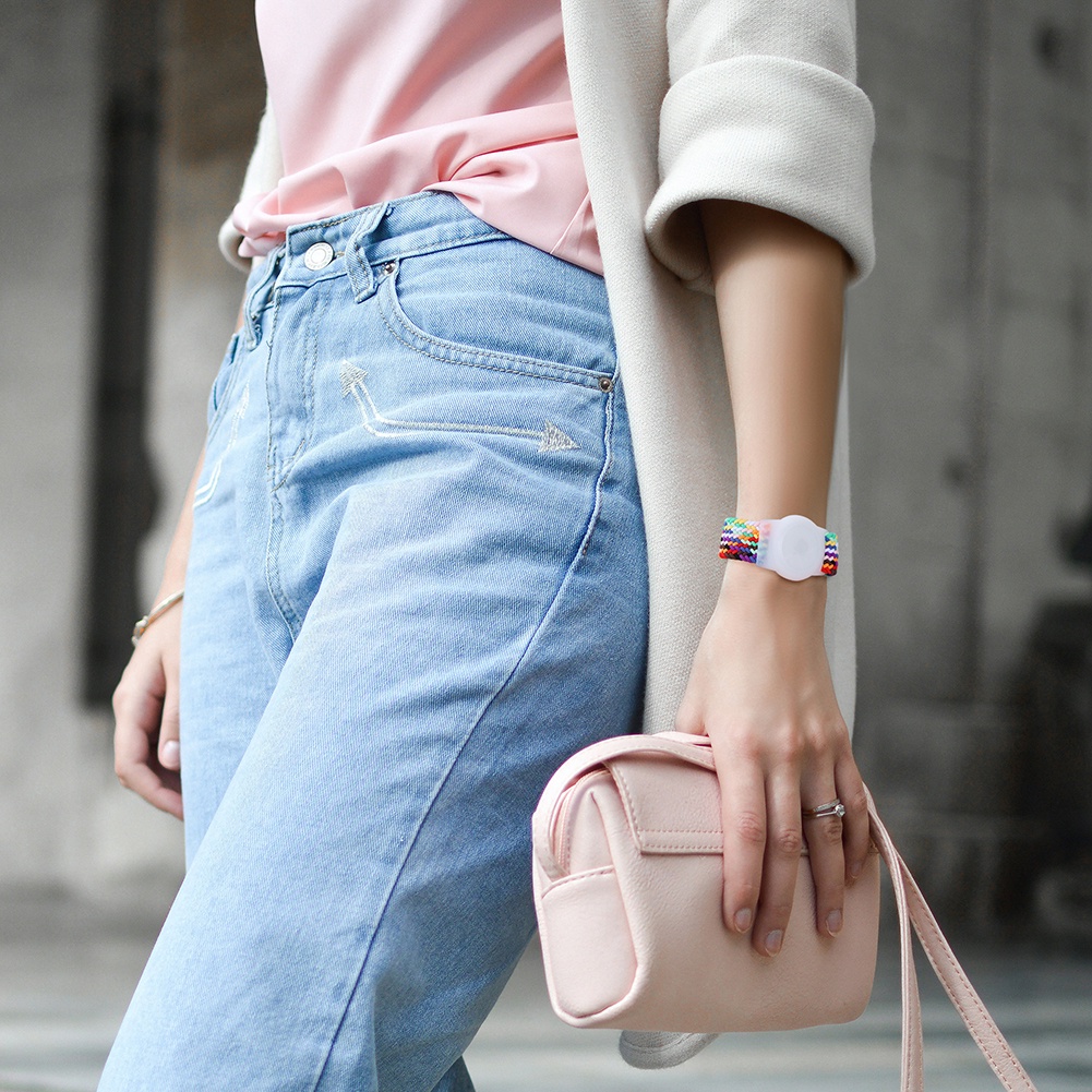 Vòng Đeo Tay Airtag Bằng Nylon Có Thể Điều Chỉnh Chống Lạc Trọng Lượng Nhẹ Dành Cho Trẻ Em