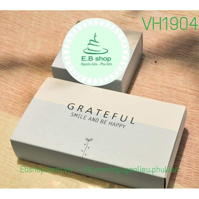 VH1904 Hộp giấy Grateful đựng socola 8 viên Sô cô la Valentine
