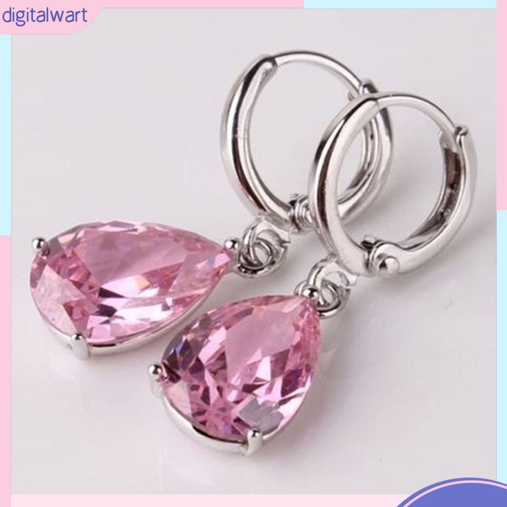 Bông Tai Hình Giọt Nước Chất Liệu Thân Thiện Với Da Thiết Kế Đơn Giản Thanh Lịch