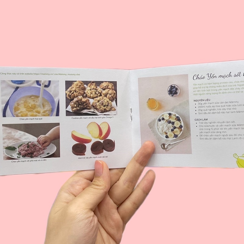 QUÀ TẶNG KHÔNG BÁN - Công thức chế biến hạt hữu cơ cho bé ăn dặm