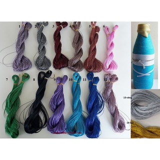 bó 90m dây kim tuyến 1mm không co giãn đủ màu.