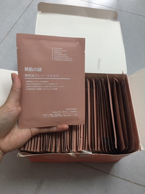 (Chính hãng) Mask nhau thai cuống rốn Nhật Bản