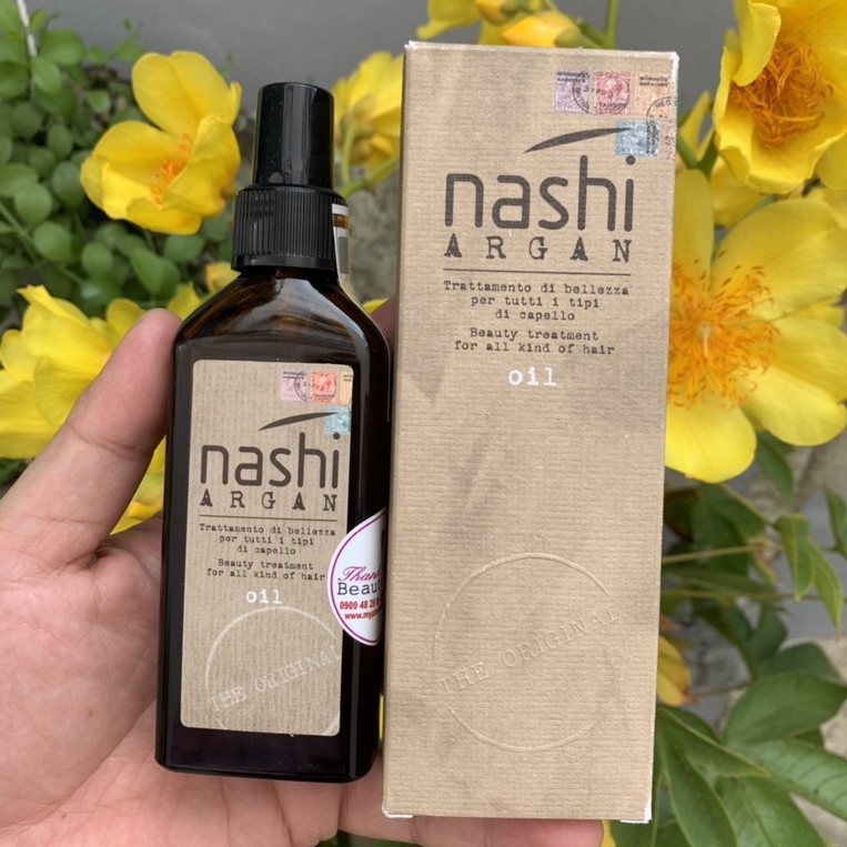 Tinh dầu dưỡng tóc Nashi Argan Oil phục hồi tóc hư tổn 100ml