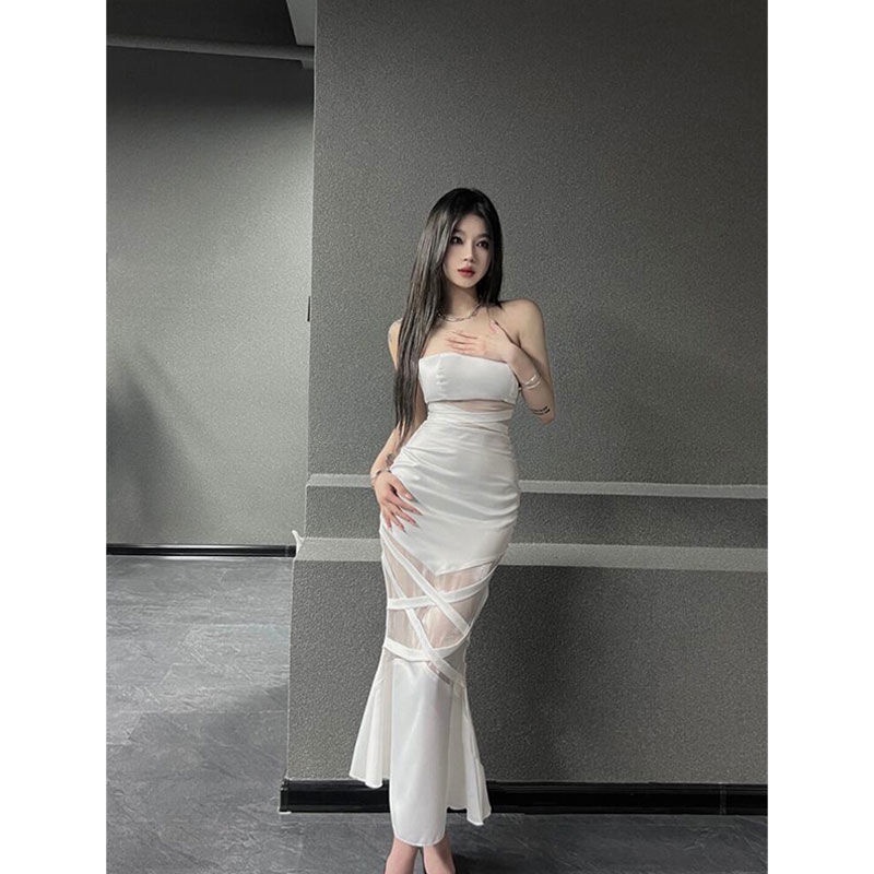 Đầm Đuôi Cá Phối Lưới Thời Trang Mùa Hè Cao Cấp One