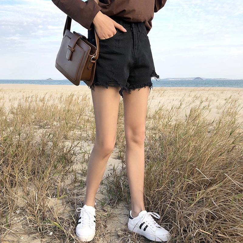 Quần Short Denim Lưng Cao Size Lớn