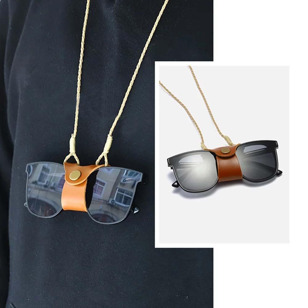 LILYES Túi Đựng Mắt Kính Mini Chống Thất Lạc Có Kẹp Đeo Cổ Dễ Thương Cho Nam Và Nữ