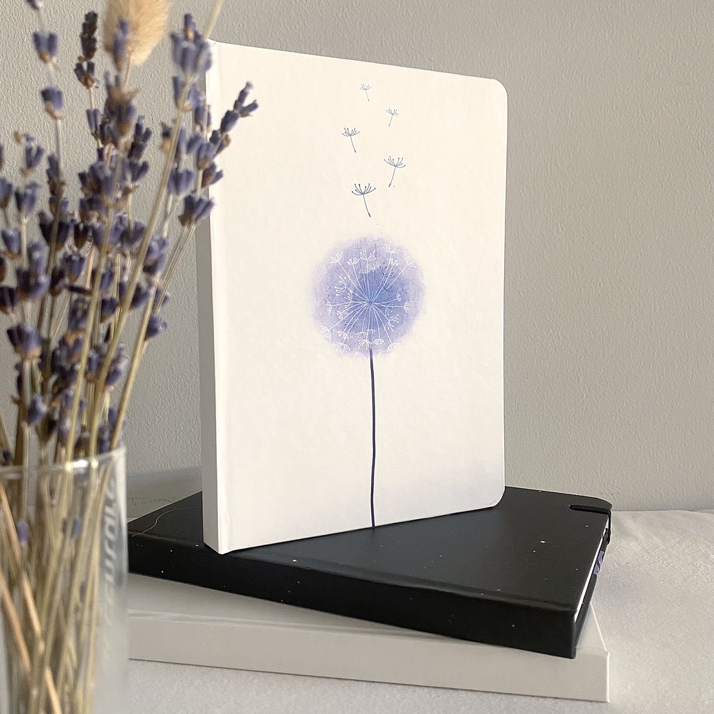 Sổ Tay Bullet Journal Bìa Cứng Mee Notebook giấy trơn 100 gsm A5