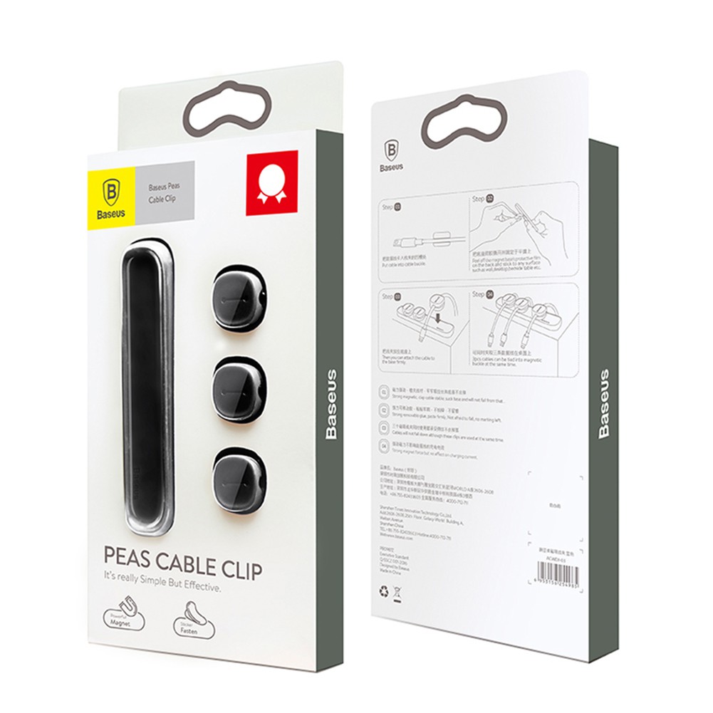 Kẹp giữ dây cáp có nam châm hình quả đào độc đáo