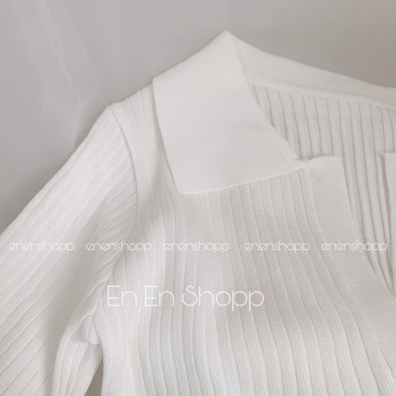 [Mã SKAMA06 giảm 8% tối đa 50K đơn 250K] [ẢNH THẬT]Váy polo len tăm(V127) | BigBuy360 - bigbuy360.vn