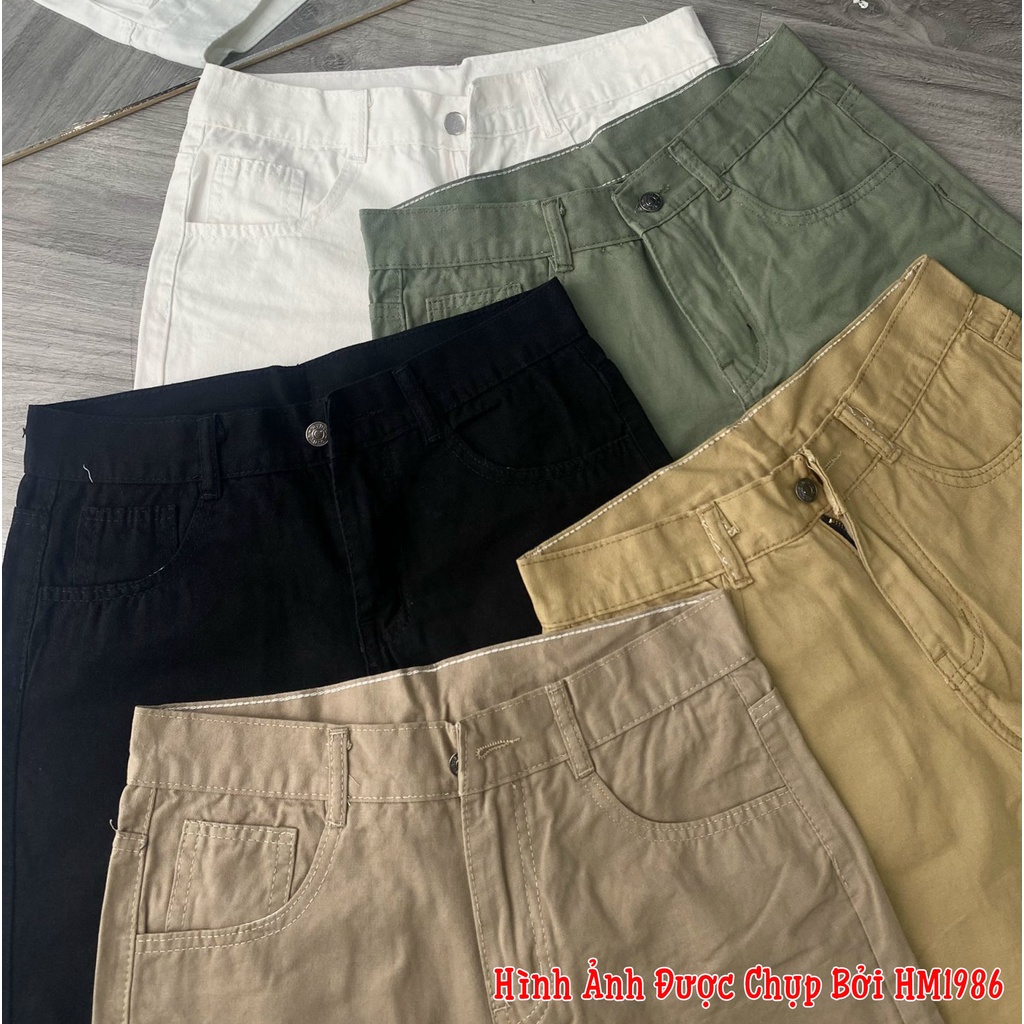 Quần Short Nam Kaki Mềm Mịn có 5 Màu Trẻ Trung Phong Cách Hàn Quốc hinh thật 100% bởi HM1986 Chụp