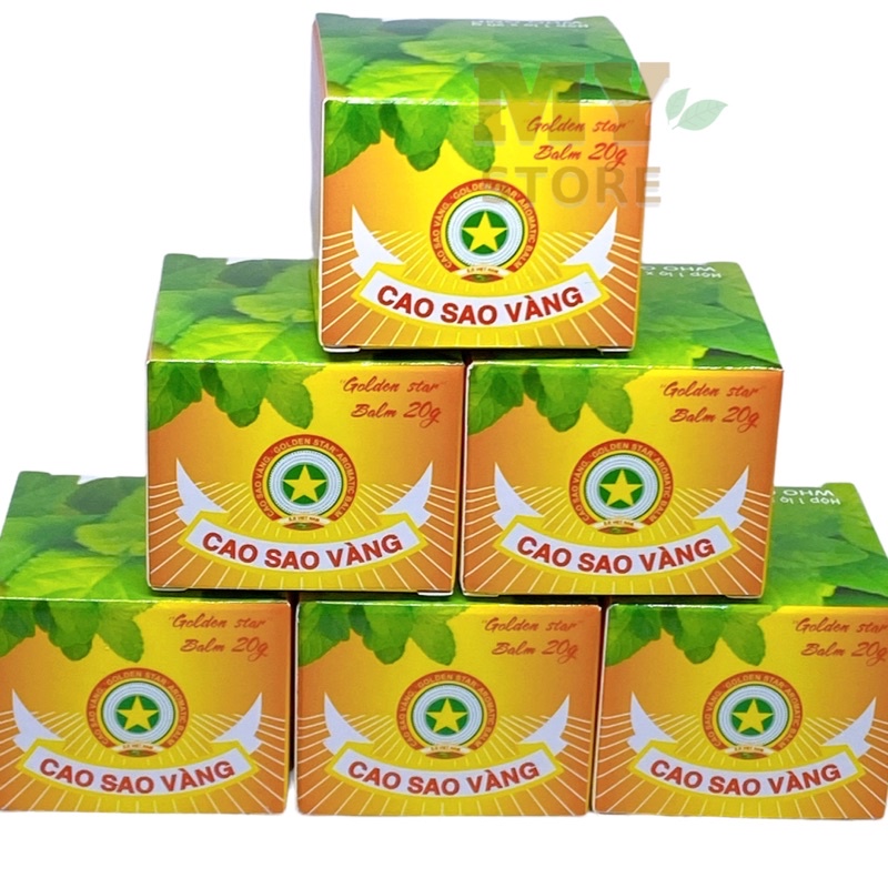 Dầu Cù Là Cao Sao Vàng TW3 20g