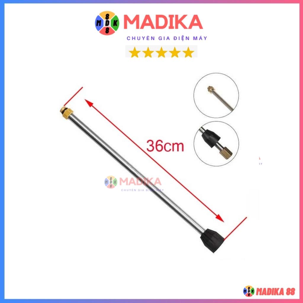 Súng rửa xe áp lực cao ren ngoài 22mm Và 14mm kèm ông nối inox dài 36cm