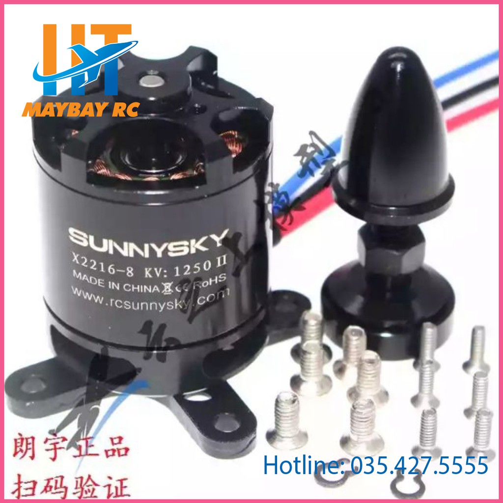 Động cơ 3 pha sunny sky chính hãng 2212/1400kv/2450kv