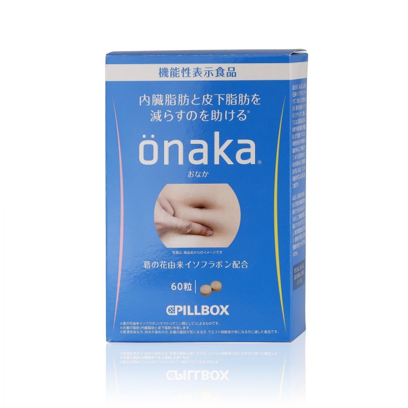 Viên uống giảm mỡ bụng Onaka Pillbox hộp 60 viên