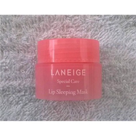 Mặt nạ ngủ ủ môi Lip sleeping mask Laneige minisize 3g màu hồng, Son ủ Dưỡng môi Hàn Quốc