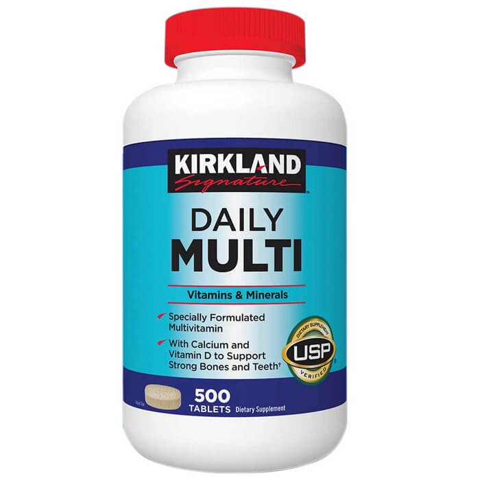 Vitamin tổng hợp Kirkland Signature Daily Multi 500 viên cho người dưới 50 tuổi Healthy Care quatangme