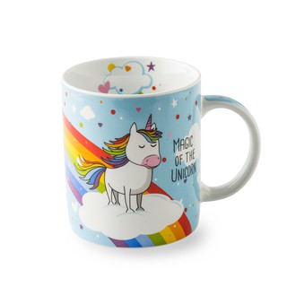 Cốc sứ uống trà cà phê in hình ngựa hồng dễ thương- Cốc quà tặng