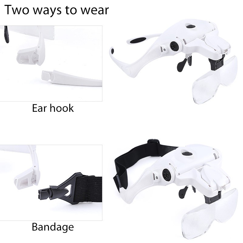 USB magnifier năm ống kính với đầu nối LED tùy chỉnh chuyên dụng