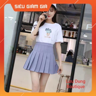 Chân Váy Uzzang Xếp Ly  (kèm quần trong+ảnh thật)