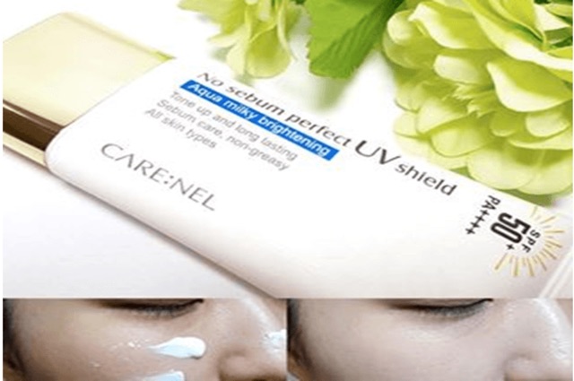 Kem Chống Nắng Carenel No sebum Perfect UV Shield SPF50+ (New 2020)