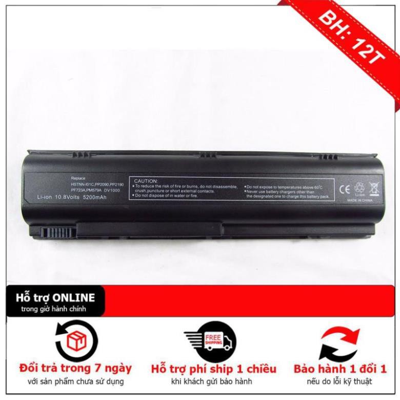 [BH12TH] Pin Laptop HP Pavilion DV1000, DV4000, DV5000, V2000, V4000, V5000