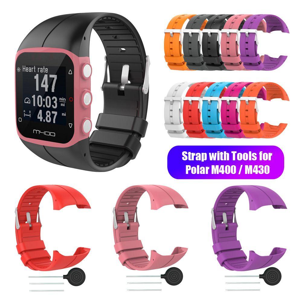 BTLIMER Dây Đeo Thay Thế Cho Đồng Hồ Thông Minh Polar M400 M430 GPS