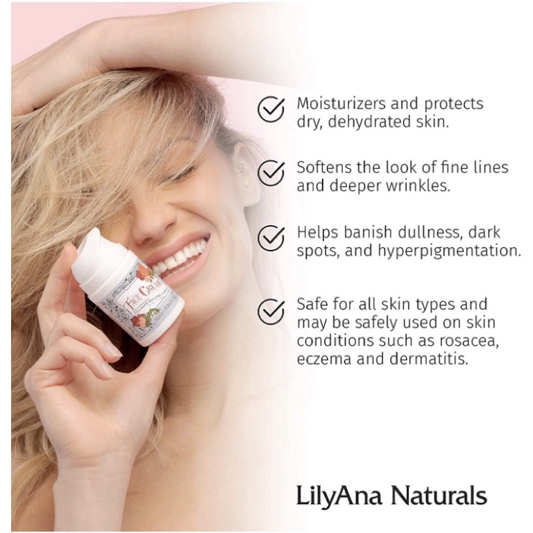 Kem dưỡng ẩm săn chắc và làm sáng da mờ thâm LilyAna Naturals Face Moisturizer 48g USA