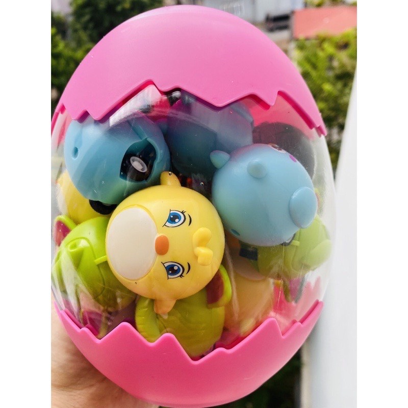 Set 20 Con Vật Chạy Đà TRỨNG THÚ CHẠY CÓT Cho Bé Vui Chơi Cùng Vườn Thú Tại Nhà