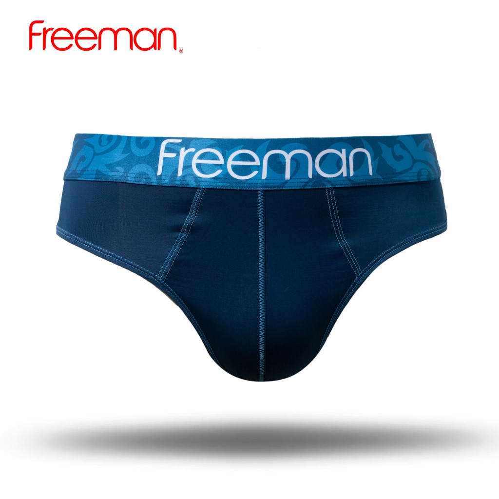 Quần lót nam Freeman, chất liệu thun lạnh thoáng mát, thiết kế thun đai lưng nổi bật bản lớn  BO768