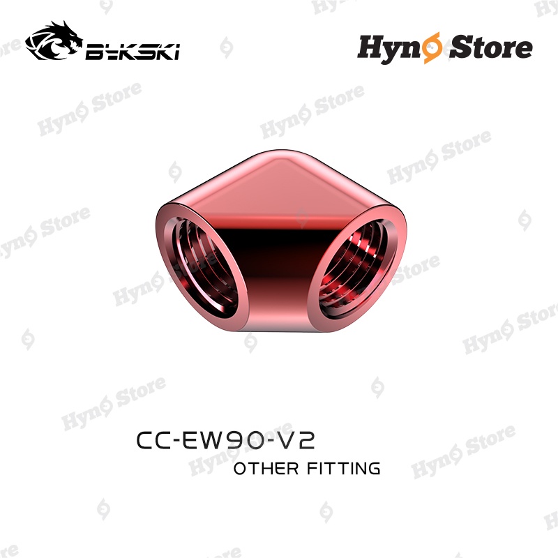 Fit 90 Double female G1/4 Bykski CC-EW90-V2 Tản nhiệt nước custom - Hyno Store